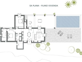 Tenuta Cala Bona Pianta del piano 21