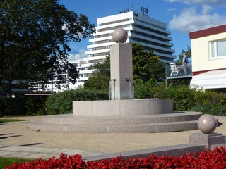 Brunnen an der Promenade
