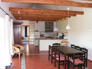 Kälberstall Küche und Esszimmer
