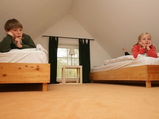 kälberstall 1 Kinderzimmer in der Dachschräge
