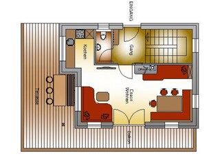 Chalet Hippach Pianta del piano 30