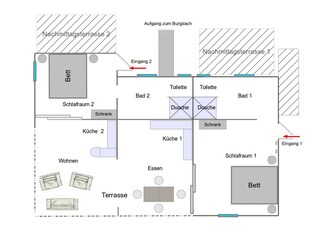 Appartamento Barber Pianta del piano 24