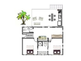 Apartamento Barber Plano de planta 32