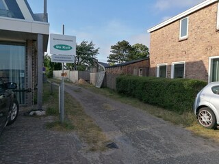 toegangsweg naar het appartement