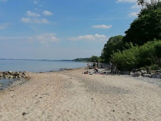 Es gibt viel Platz am Strand