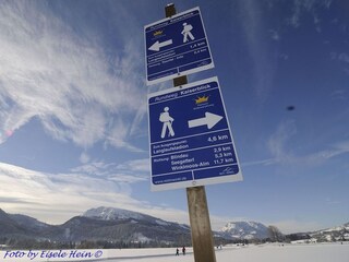 40 km gepflegte Winterwanderwege mit tollem Panorama