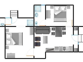 Vakantieappartement Zadar Grondplan 21