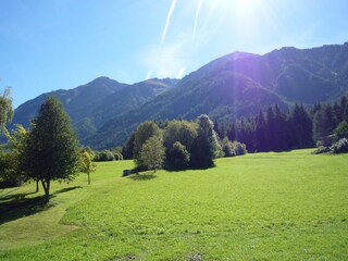 Traumaussicht auf die Berge