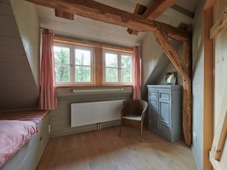 Schlafkoje 2 mit Blick in die Natur