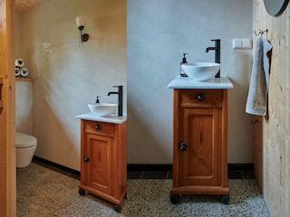 Gäste-WC im Untergeschoss