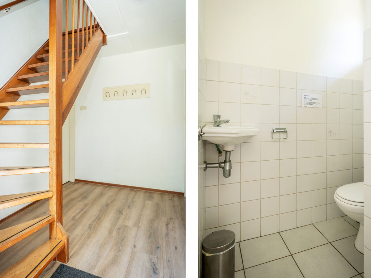 Treppe und Toilette Erdgeschoss