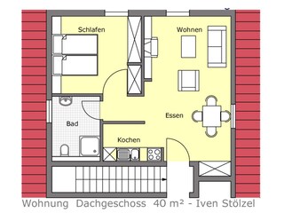 Appartement de vacances Dranske Plan d'étage 29