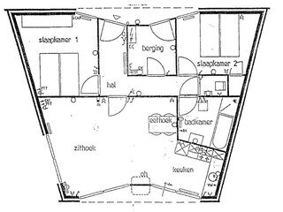 Bungalow Lemmer Pianta del piano 37