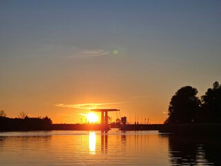 Sonnenuntergang in Friesland