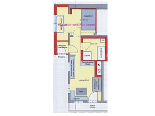 Appartamento per vacanze Zell am See Pianta del piano 21