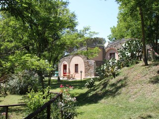 one of the villas in the park