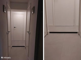 die Diele mit einem kleinen Schritt