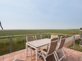 Terrasse mit Wattenmeerblick