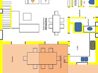 Vakantiehuis Flayosc Grondplan 28