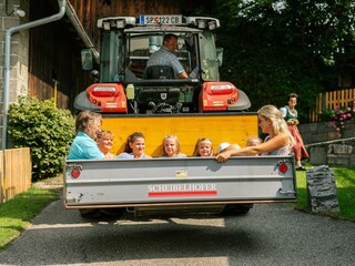 Lustige Traktorfahrt