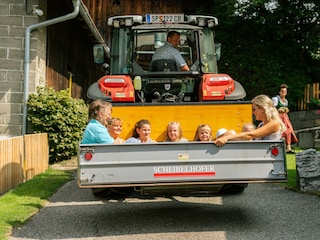 Lustige Traktorfahrt