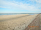 Der grosse Strand an der offenen Nordsee