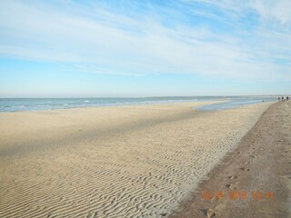 Der grosse Strand an der offenen Nordsee