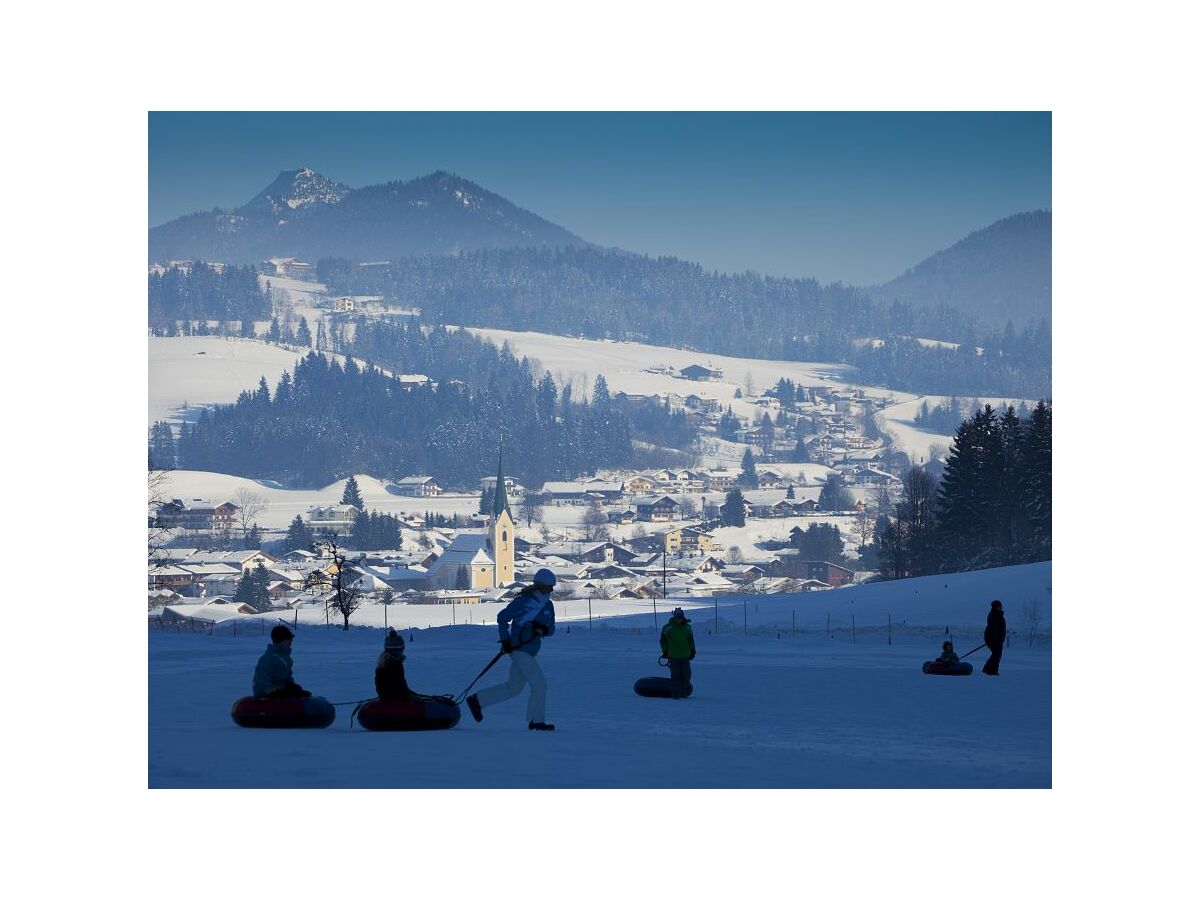 Snowtubingbahn direkt neben dem Staffnerhof