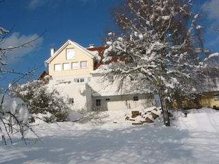 Haus im Schnee