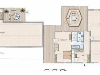 Holiday house Seewald Floor Plan 76