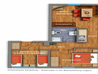 Appartement Mathon Plan d'étage 21
