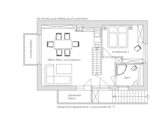 Ferienwohnung Westerland Grundriss 22