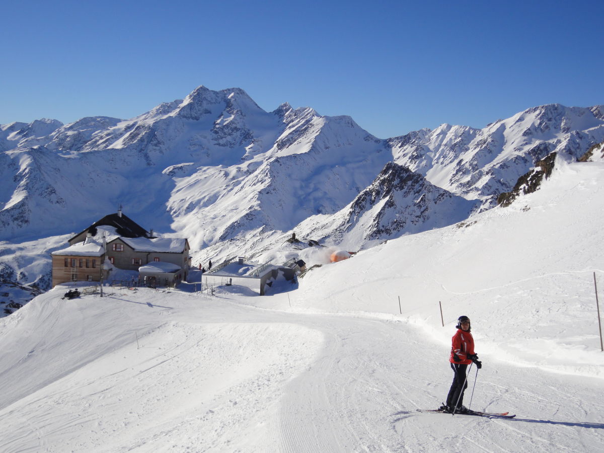 Schifahrenn auf dem Schnalstaler Gletscher