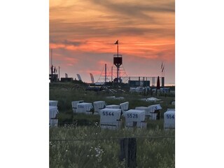 Sonnenuntergang über der Lagune