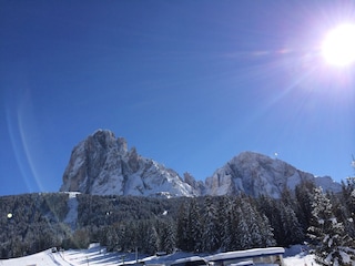 Winteraufnahme Dolomiten