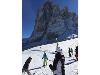 Skifahren in den Dolomiten