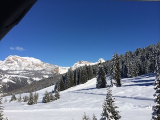 Winterbild in den Dolomiten