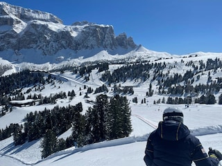 Skifahren in den Dolomiten