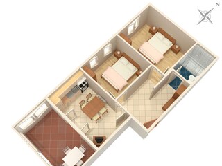 Apartment Povljana  26