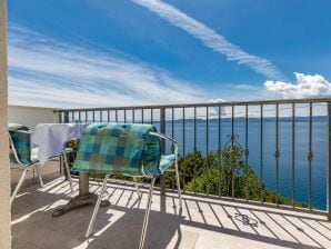 Two bedroom apartment with terrace and sea view Brela, Makarska A-24541-b