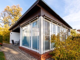 Der Bungalow von aussen