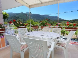 Two bedroom apartment with terrace and sea view Žuljana, Pelješac A-252-b