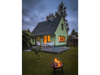 Außenbereich am Abend