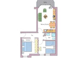 Ferienwohnung Dorum-Neufeld Grundriss 23