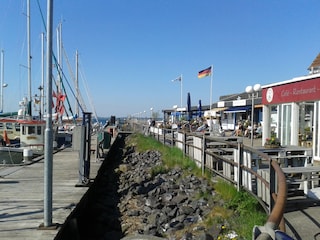 Hafen Langballigau mit Blick auf Dänemark