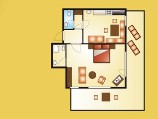 Appartement de vacances Mittelberg Plan d'étage 38