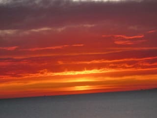 Sonnenaufgang über der Ostsee