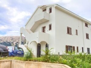 Three bedroom apartment with balcony and sea view Baška, Krk A-19708-c