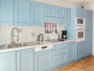 Open kitchen in the holidayhome in Les Issambres