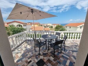 Two bedroom apartment with terrace and sea view Vir A-21649-b